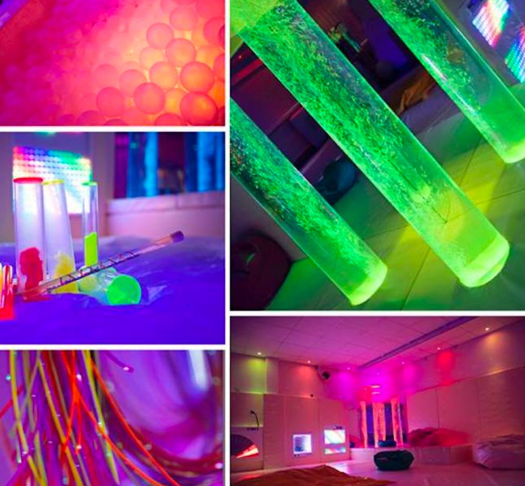 Sensory room available for hire at Purple Oak Support.
